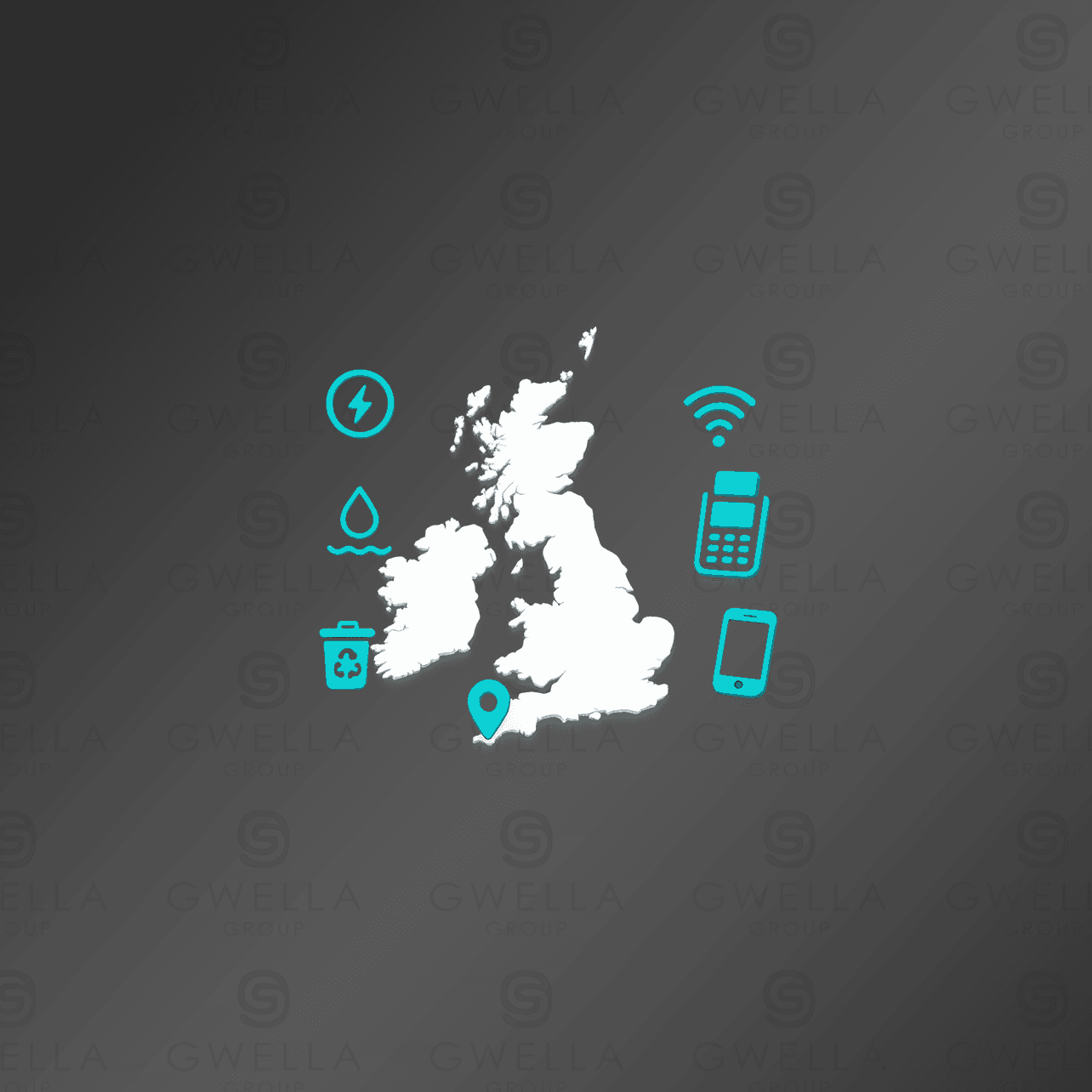 Modern UK Business District